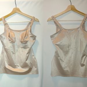 Ruby Ribbon Nursing Cami Light Beige Tan Pale 38 Style 3036 Compression Tank